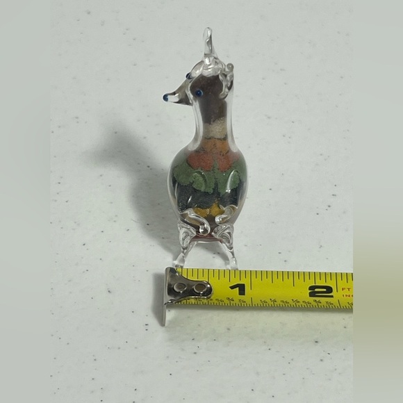 Small Blown Glass Sand Filled Kangaroo 3” - Picture 7 of 9